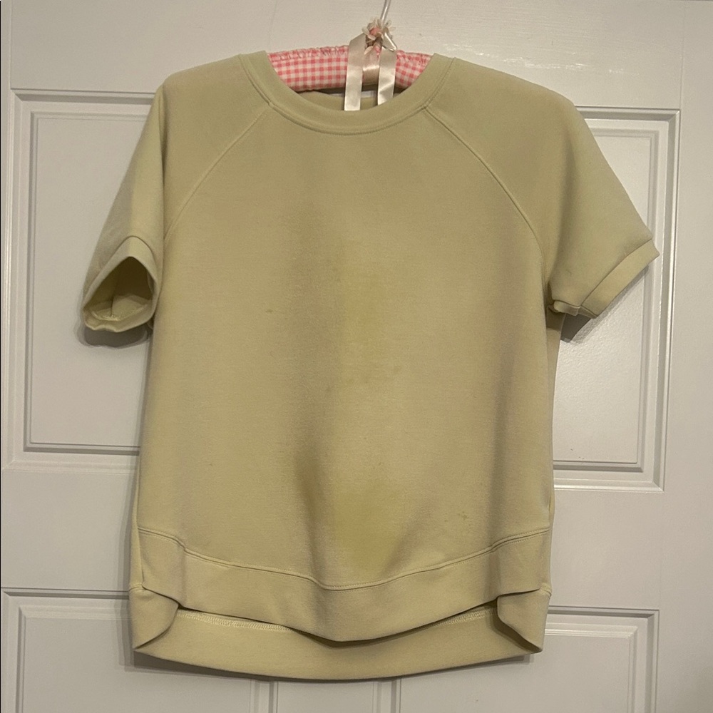 Philosophy Light Green Short Sleeve Top